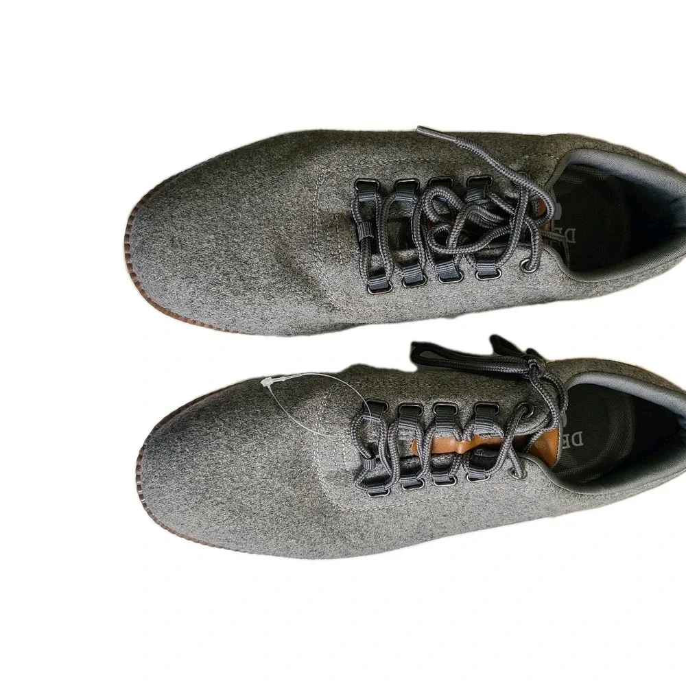 Deer Stag's Men's Sneaker Shoes‎ Gray Brown With Memory Foam Sz 10W Casual